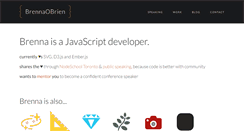 Desktop Screenshot of brennaobrien.com