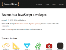 Tablet Screenshot of brennaobrien.com